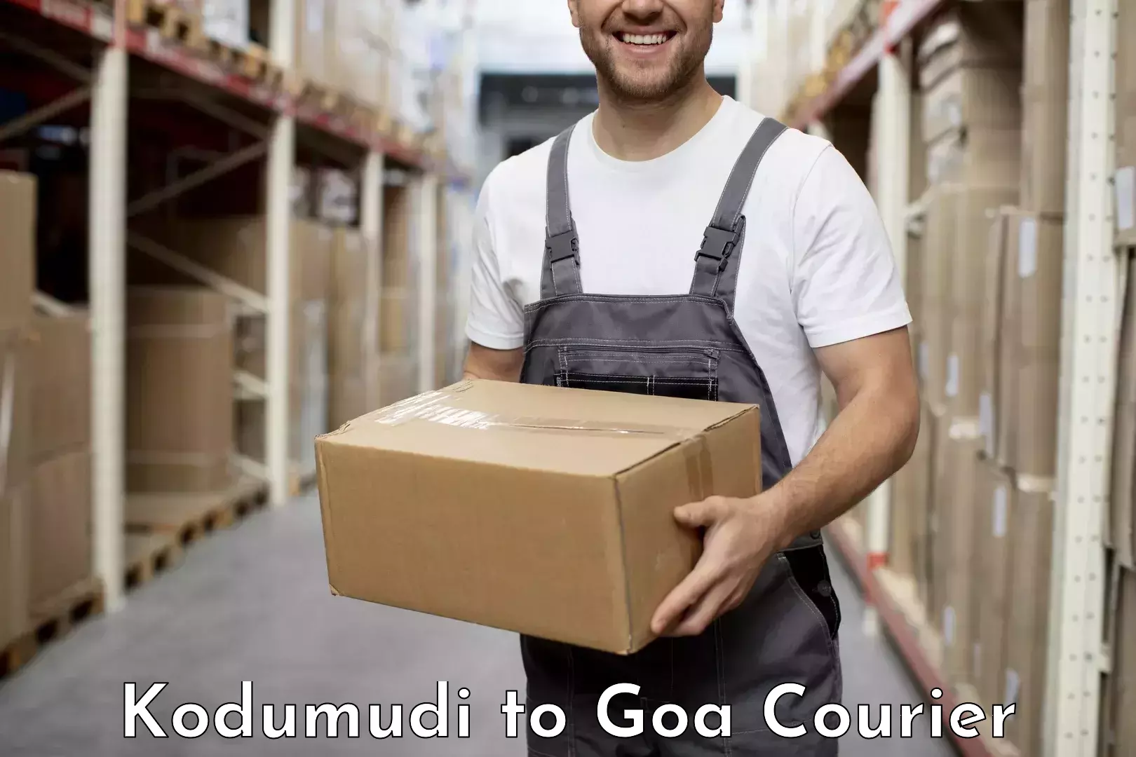 Courier service efficiency Kodumudi to Ponda