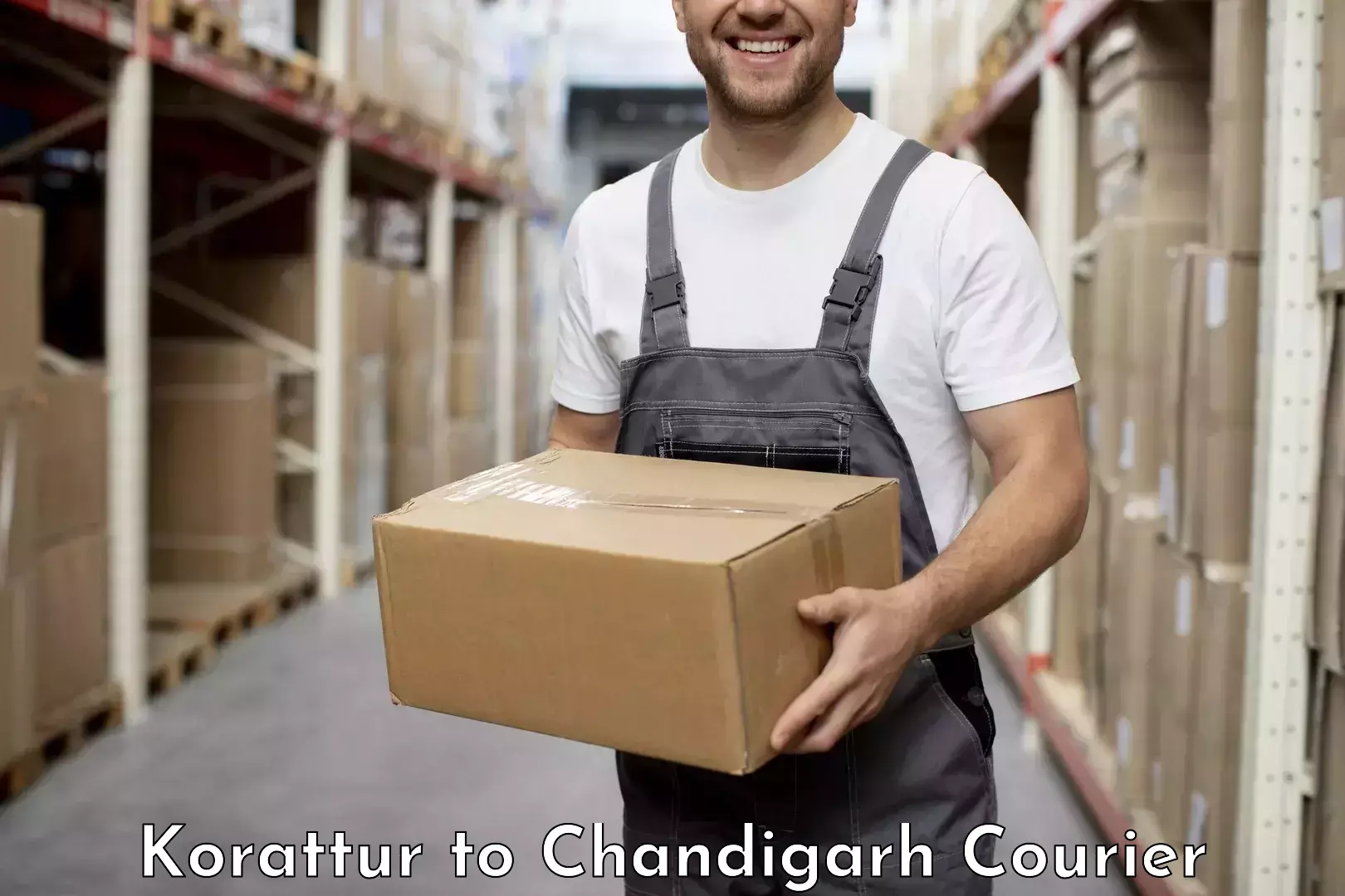 Customer-focused courier Korattur to Chandigarh