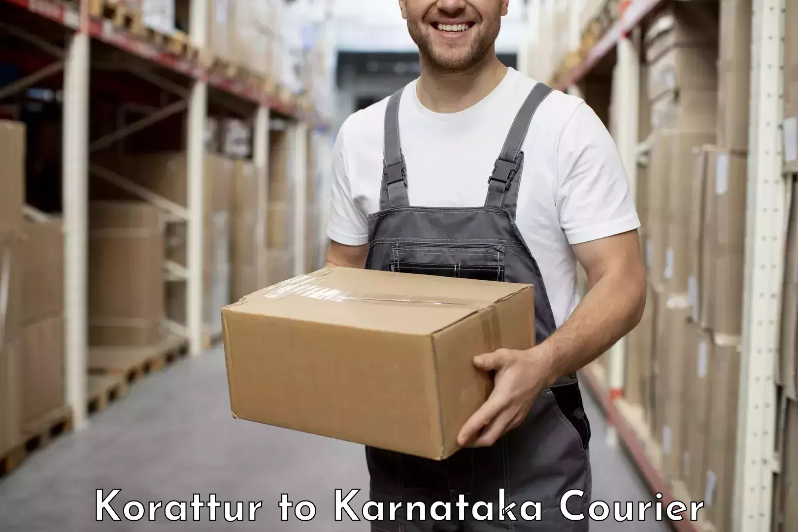 Package delivery network Korattur to Bailhongal