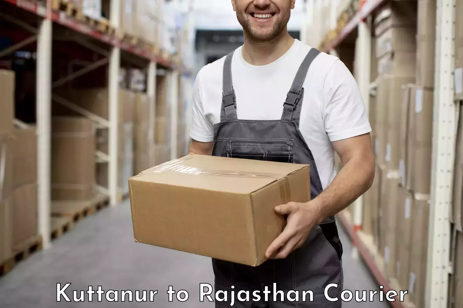 Custom courier packaging Kuttanur to Khandela Sikar