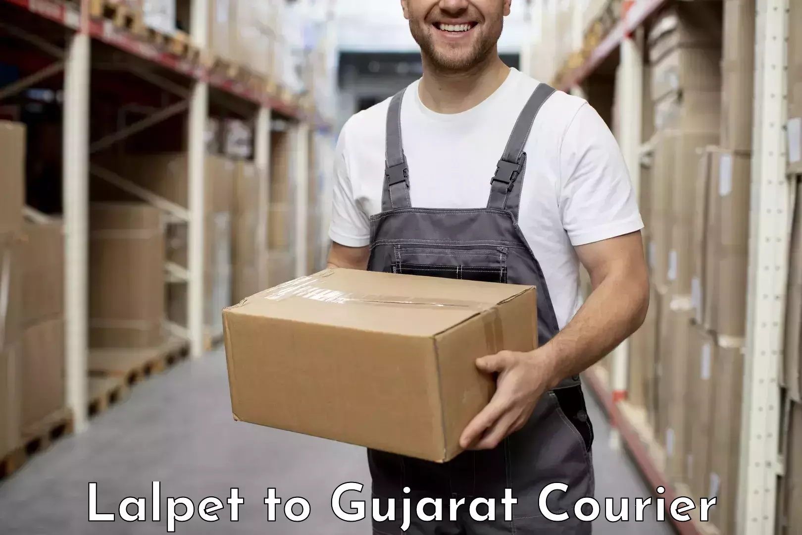 Quality courier services Lalpet to Khedbrahma