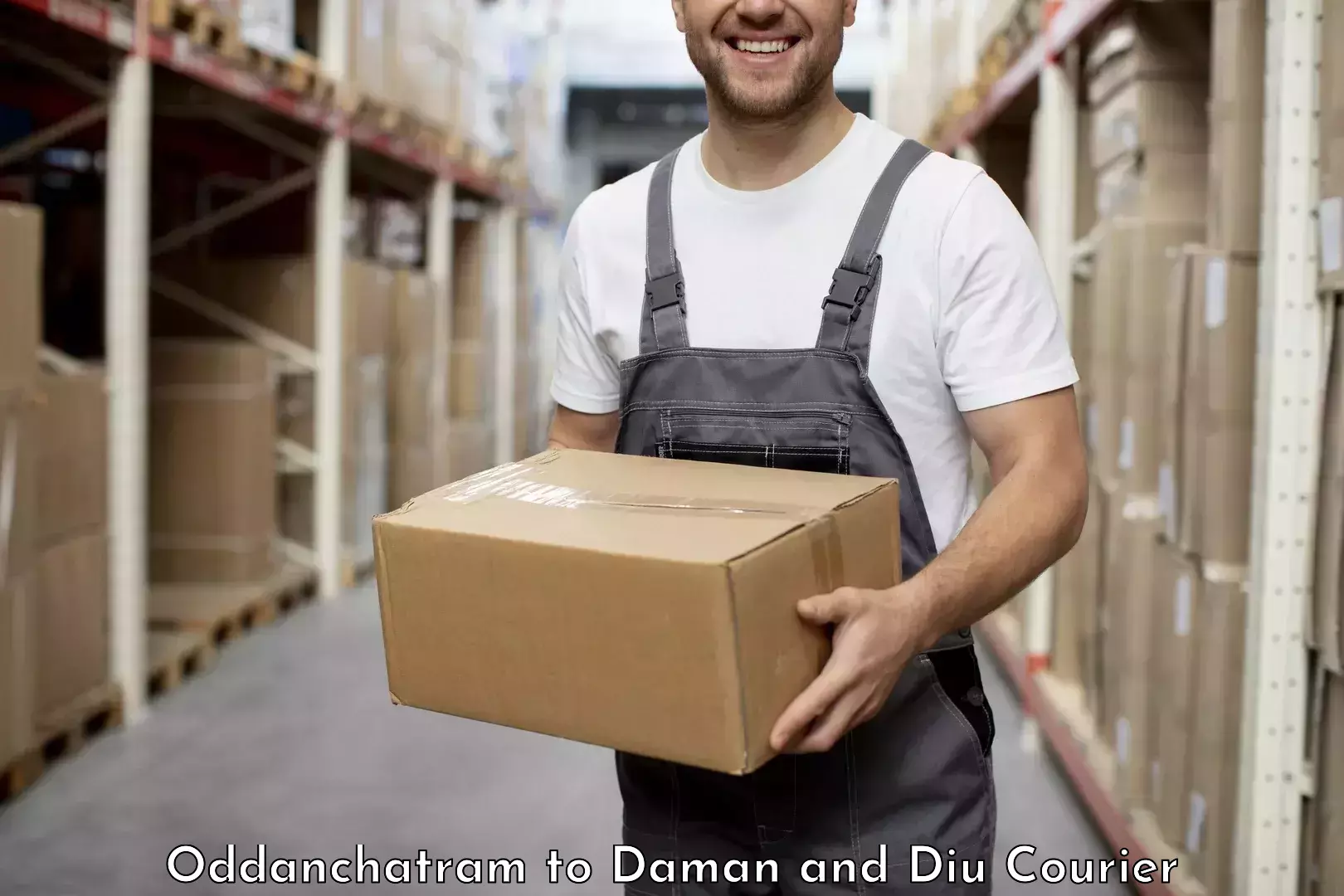 Bulk shipping discounts Oddanchatram to Daman and Diu