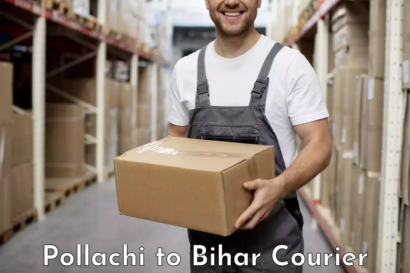Courier service partnerships Pollachi to Maharajganj Vaishali