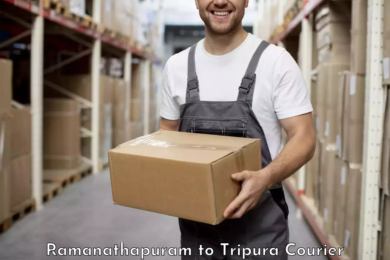 Reliable package handling Ramanathapuram to Udaipur Tripura