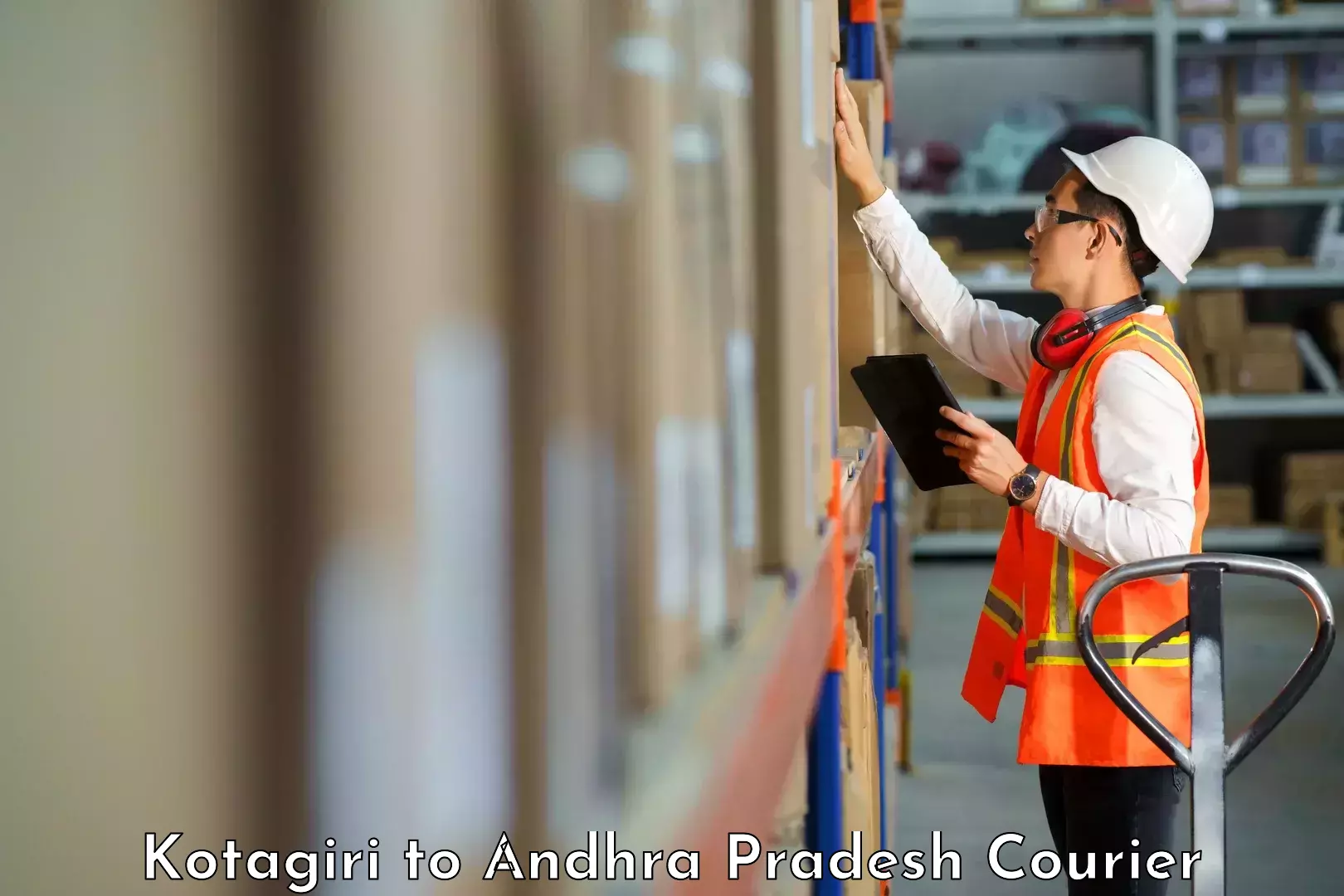 Residential courier service Kotagiri to Andhra Pradesh