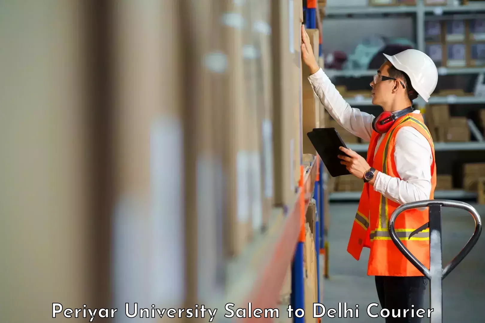 Overnight delivery Periyar University Salem to University of Delhi