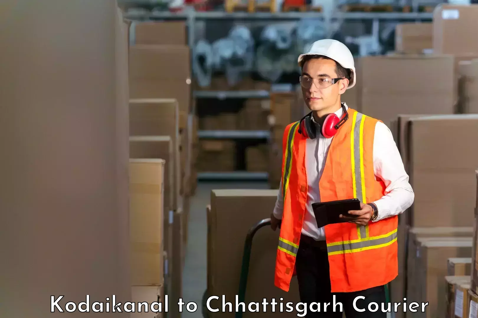 Smart shipping technology Kodaikanal to Chhattisgarh