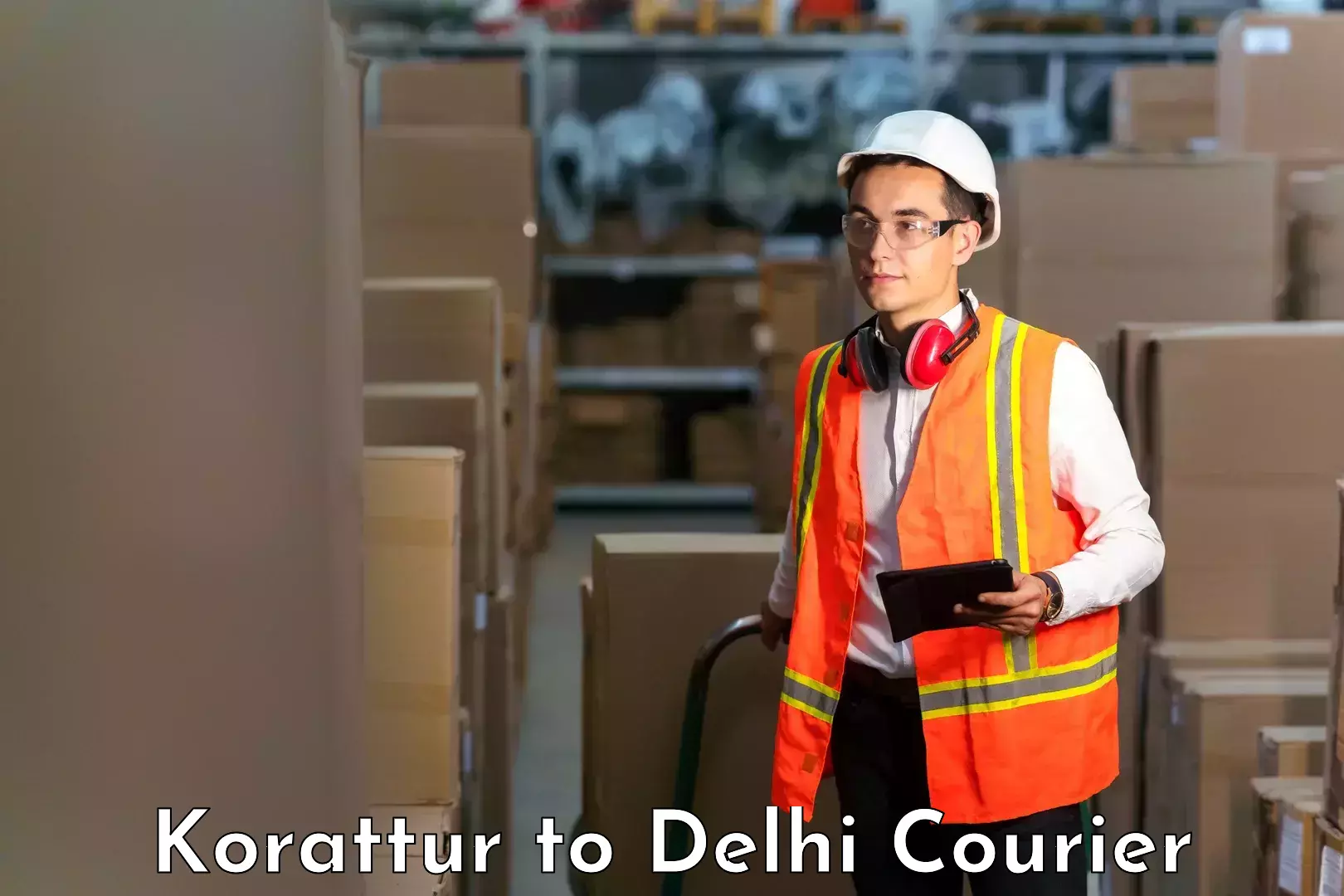 Premium courier services Korattur to Jawaharlal Nehru University New Delhi