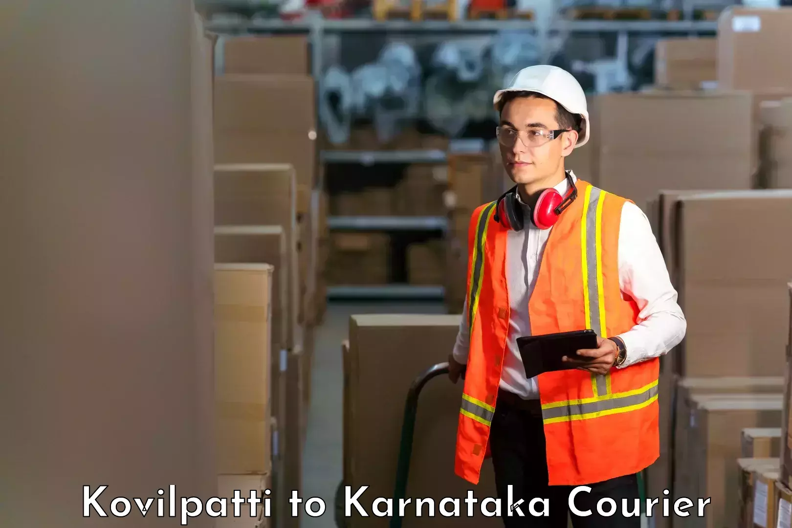 Affordable parcel service Kovilpatti to Karnataka