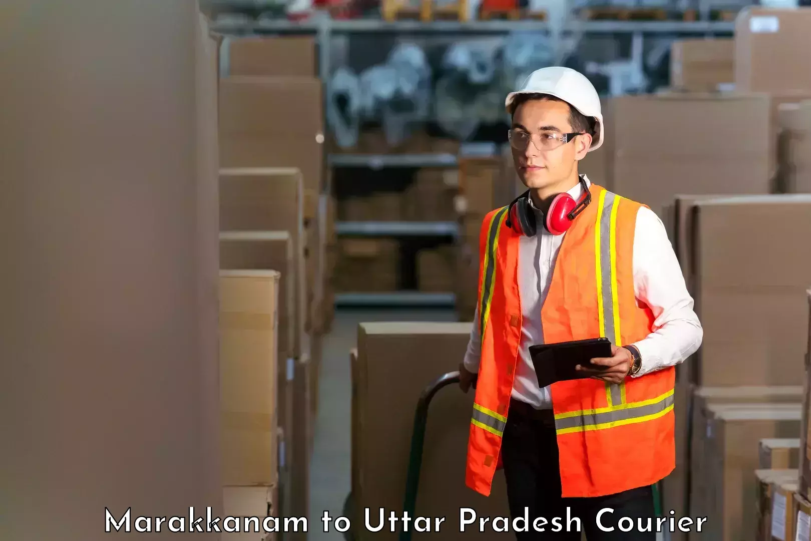 Dynamic parcel delivery Marakkanam to Hamirpur Uttar Pradesh