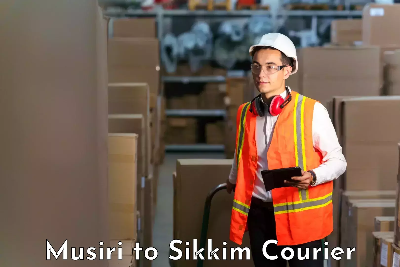 Cost-effective courier options Musiri to Sikkim