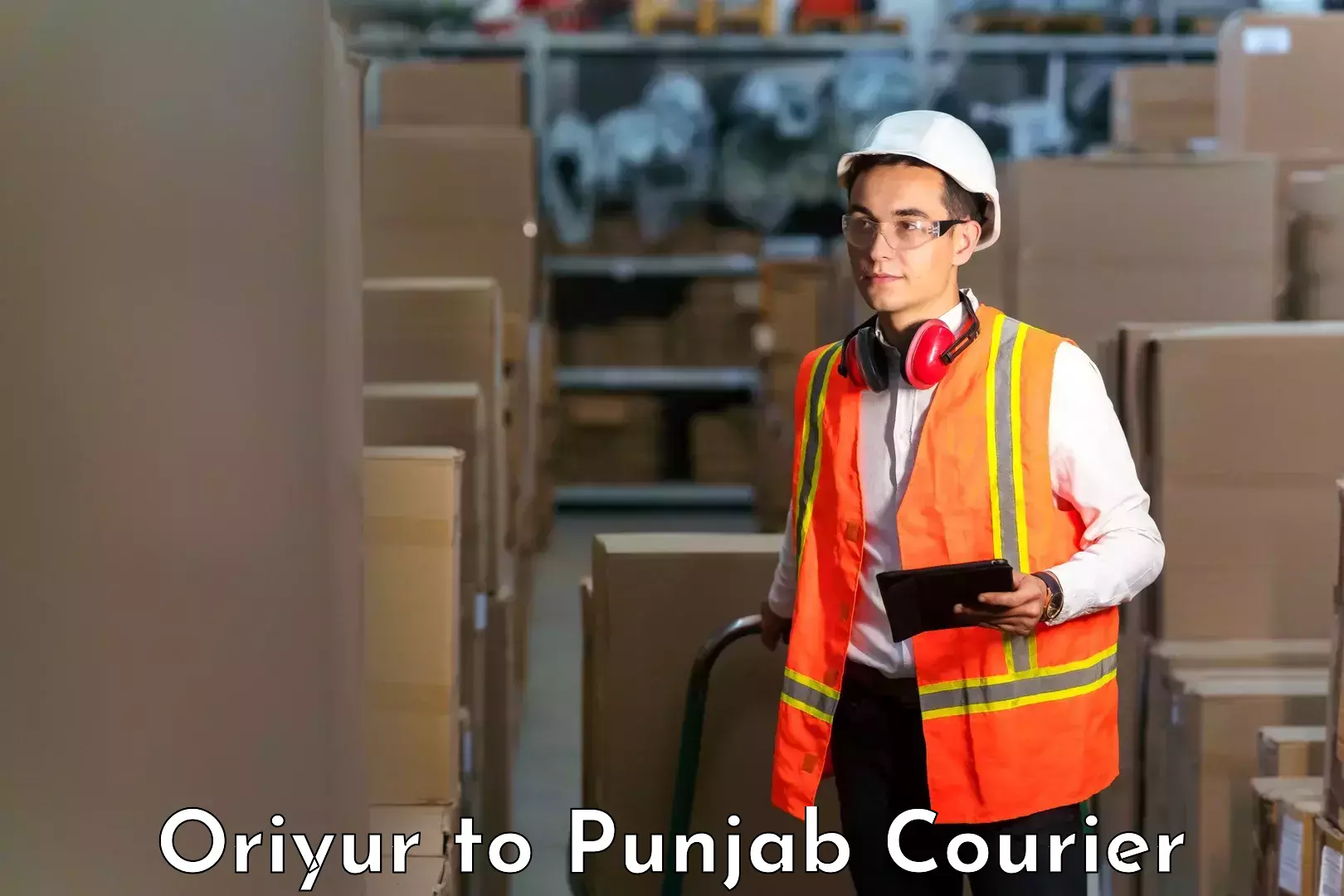 Retail shipping solutions Oriyur to Amritsar