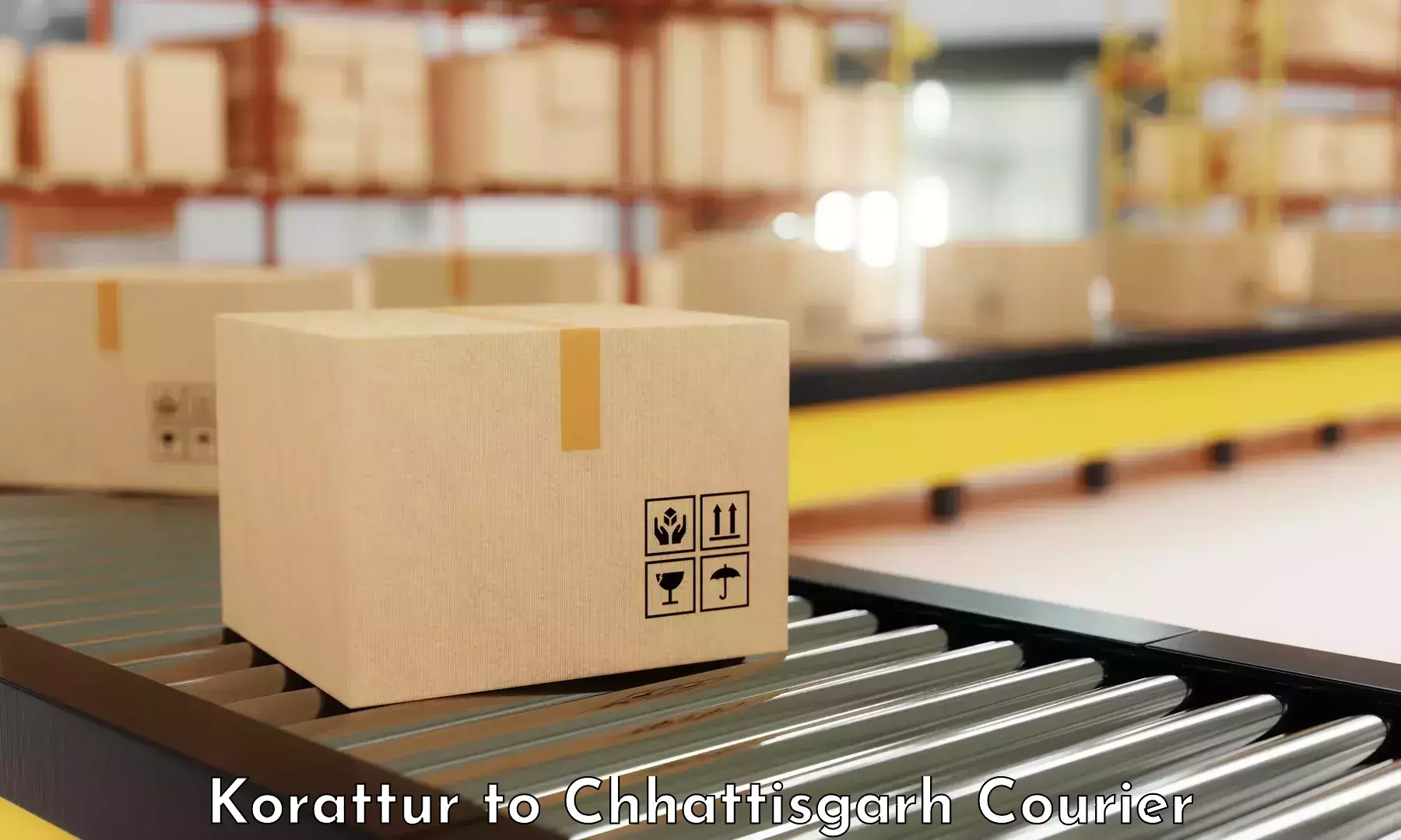 Smart parcel solutions Korattur to Mandhar