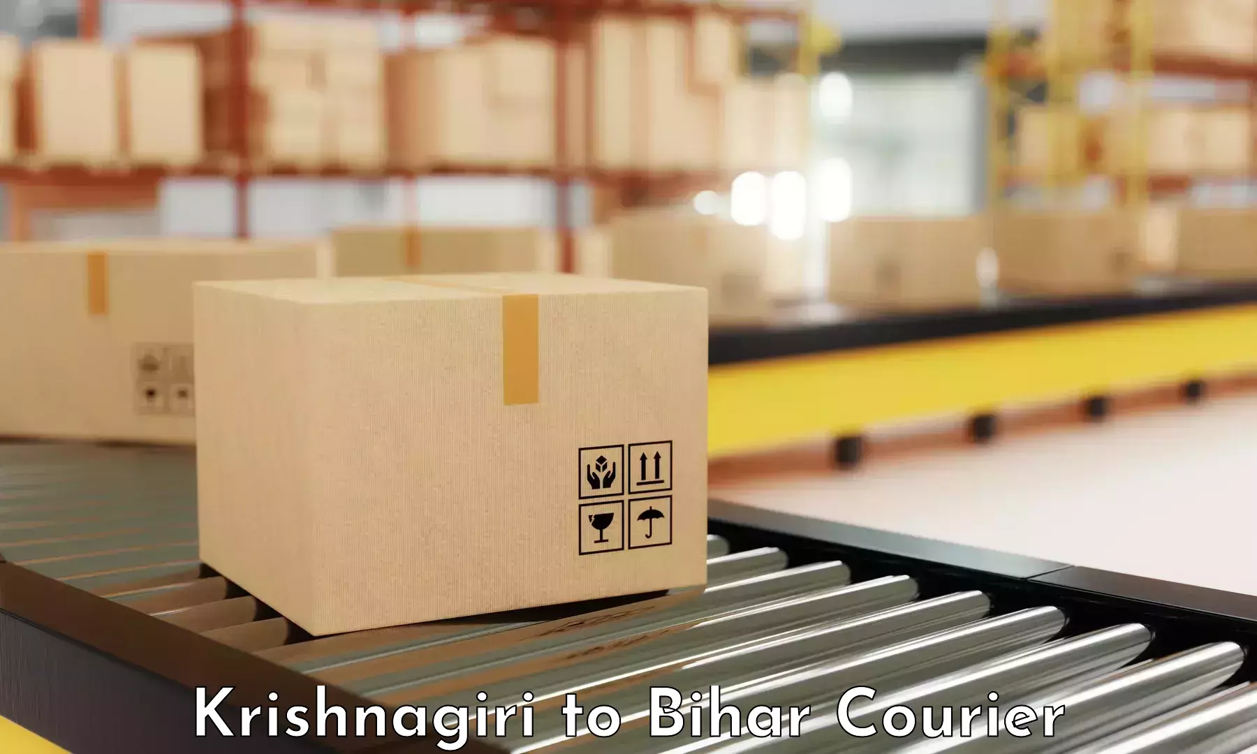 Delivery service partnership Krishnagiri to Bihar
