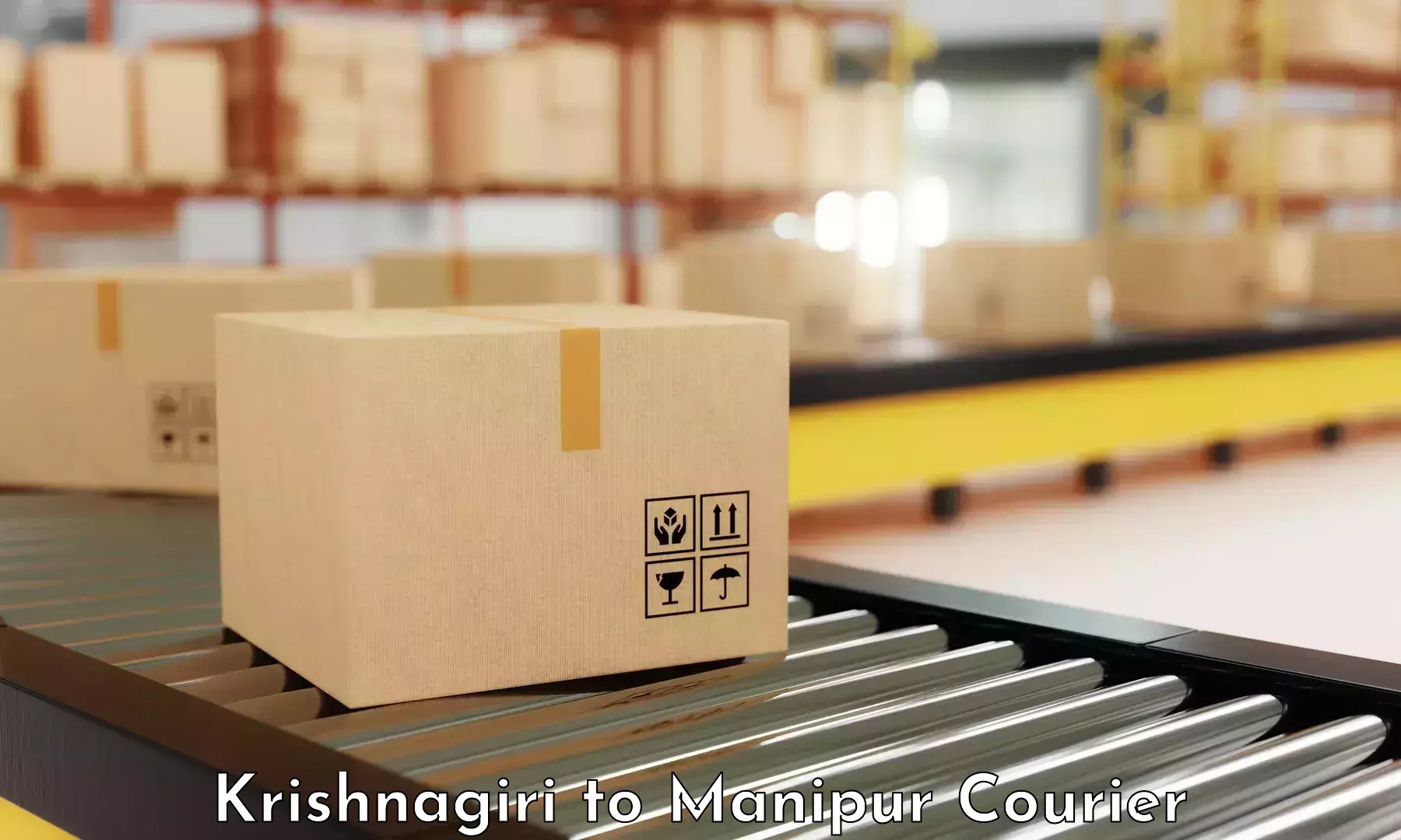 Custom courier solutions Krishnagiri to Chandel