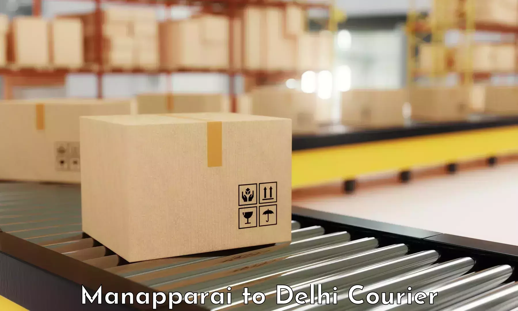 Advanced shipping network Manapparai to East Delhi