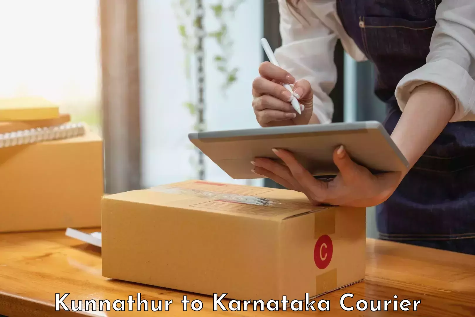 Urban courier service Kunnathur to Karwar