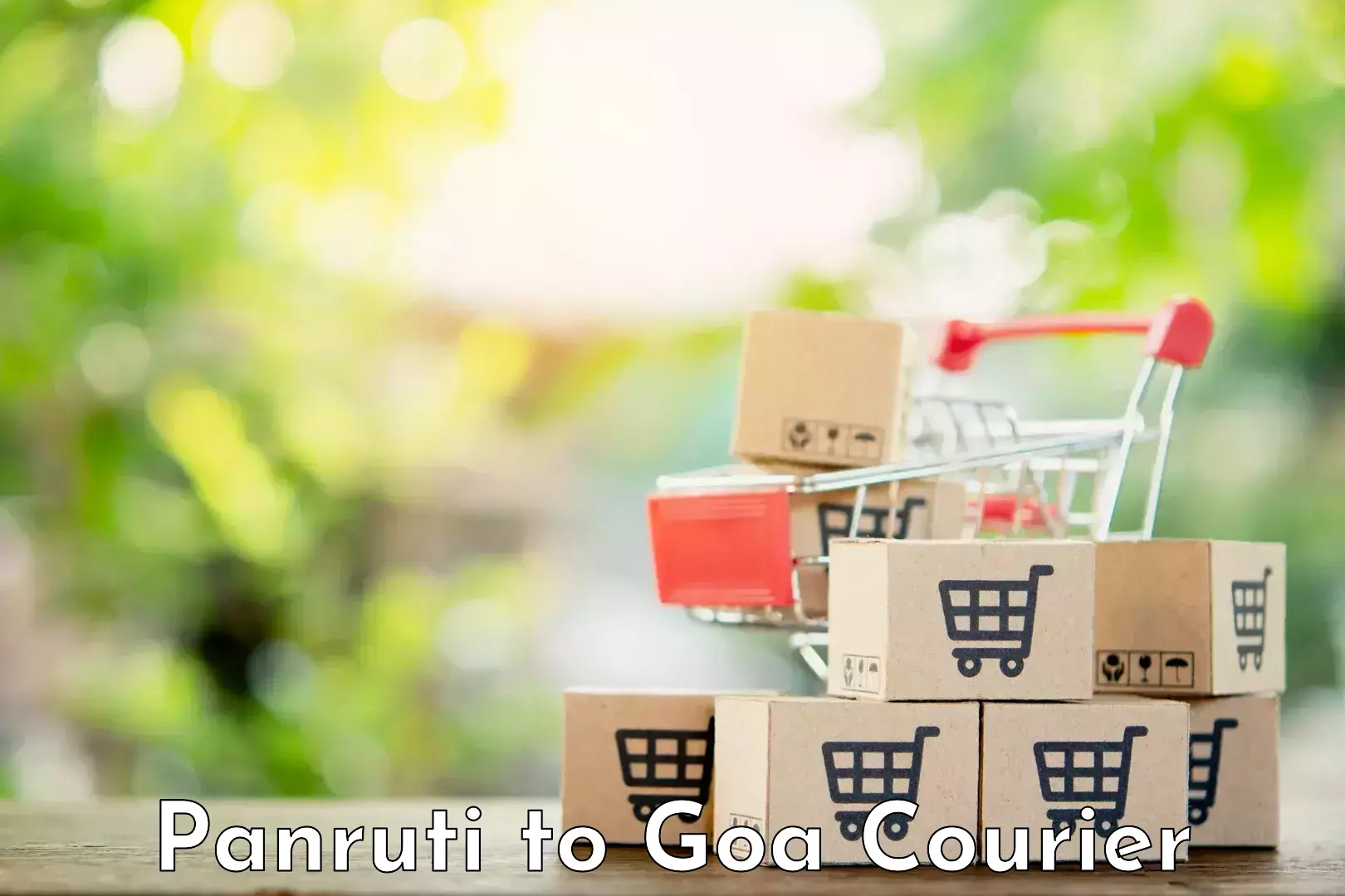 Courier service efficiency Panruti to NIT Goa