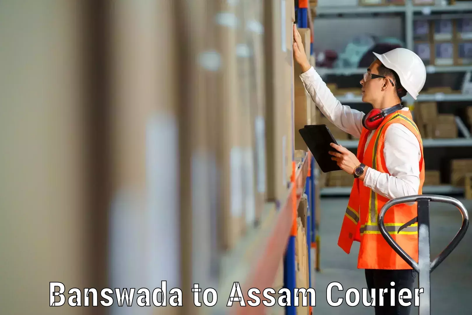 Reliable furniture transport Banswada to Lala Assam