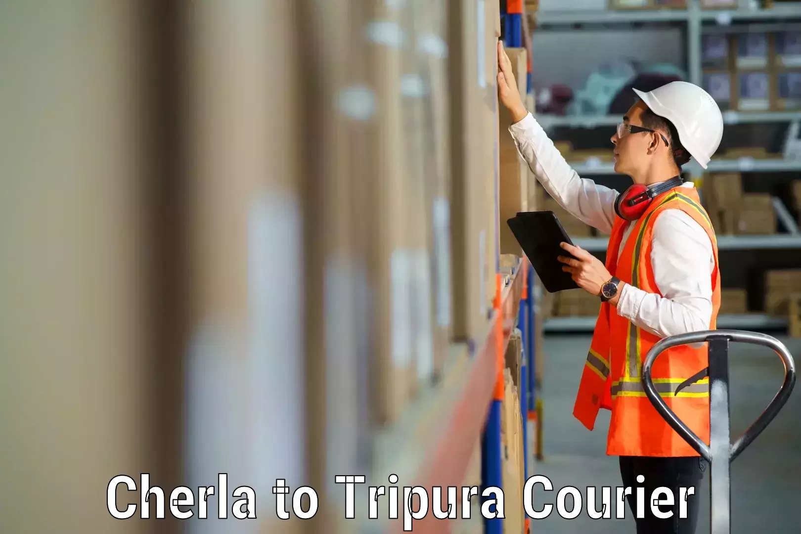 Household goods shipping in Cherla to South Tripura