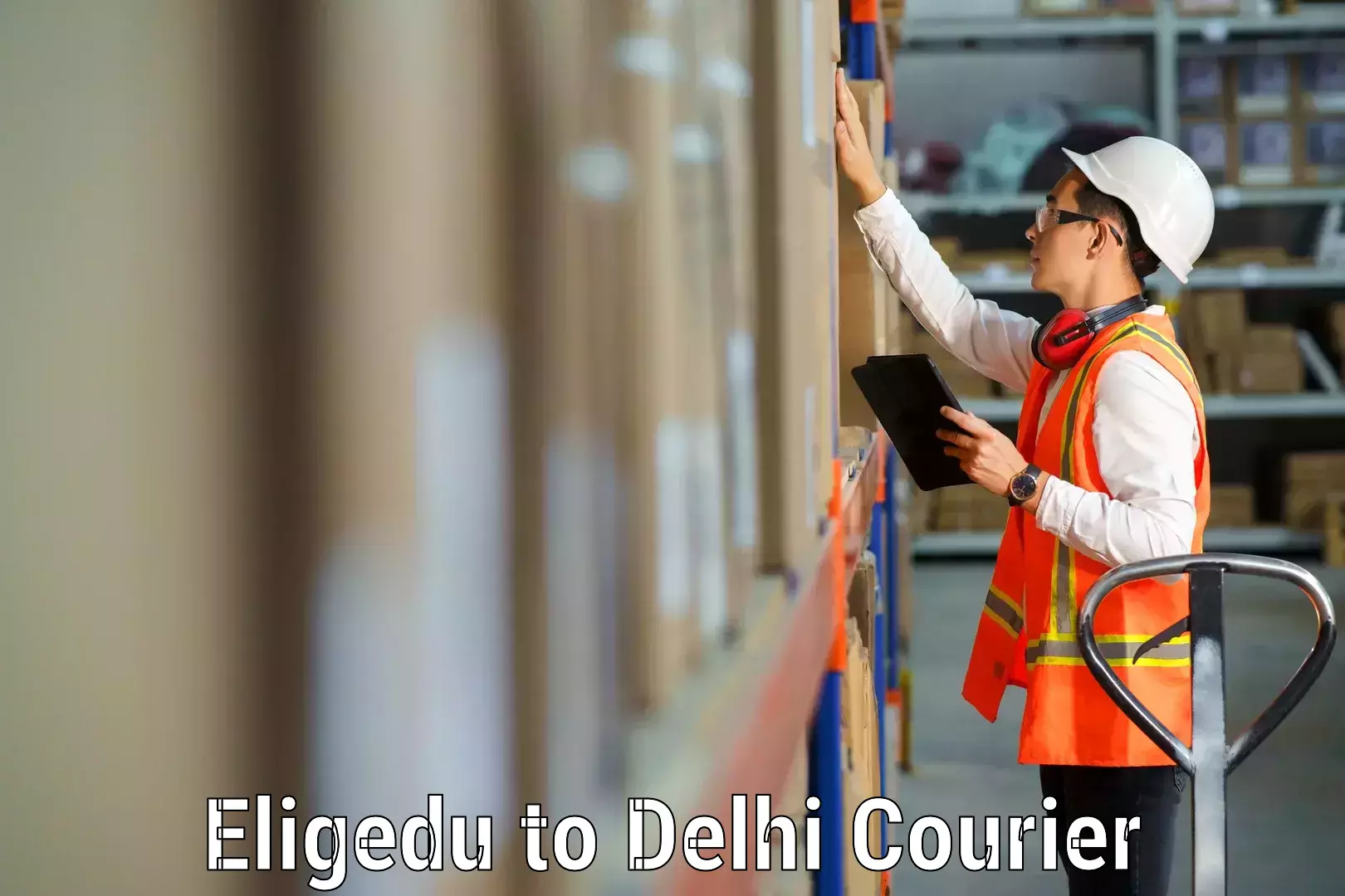 Door-to-door relocation services Eligedu to Jamia Hamdard New Delhi