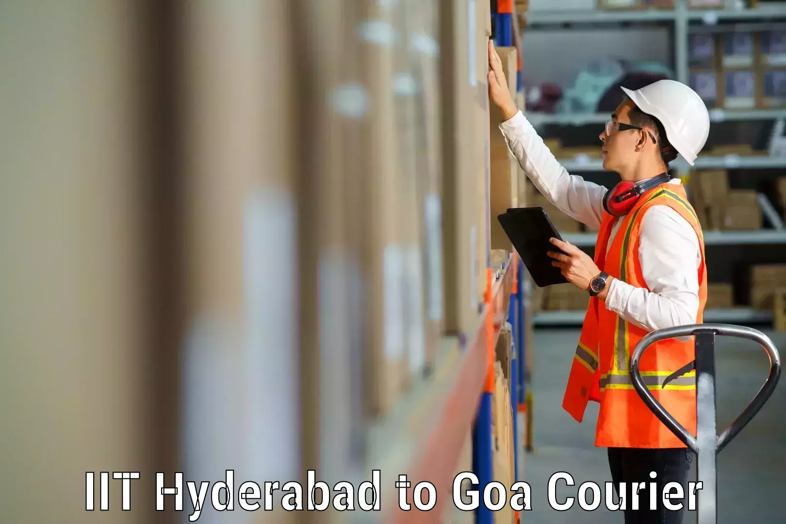 Household goods movers and packers IIT Hyderabad to Goa