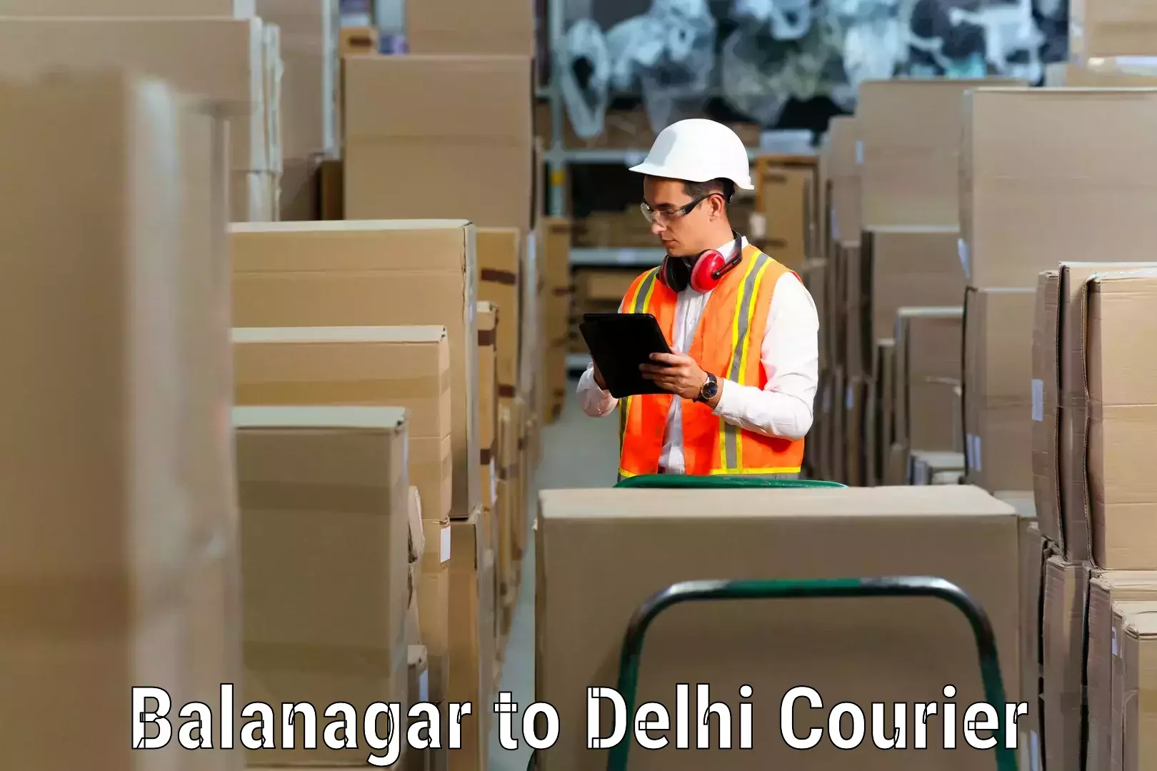 Quality moving services Balanagar to Sansad Marg