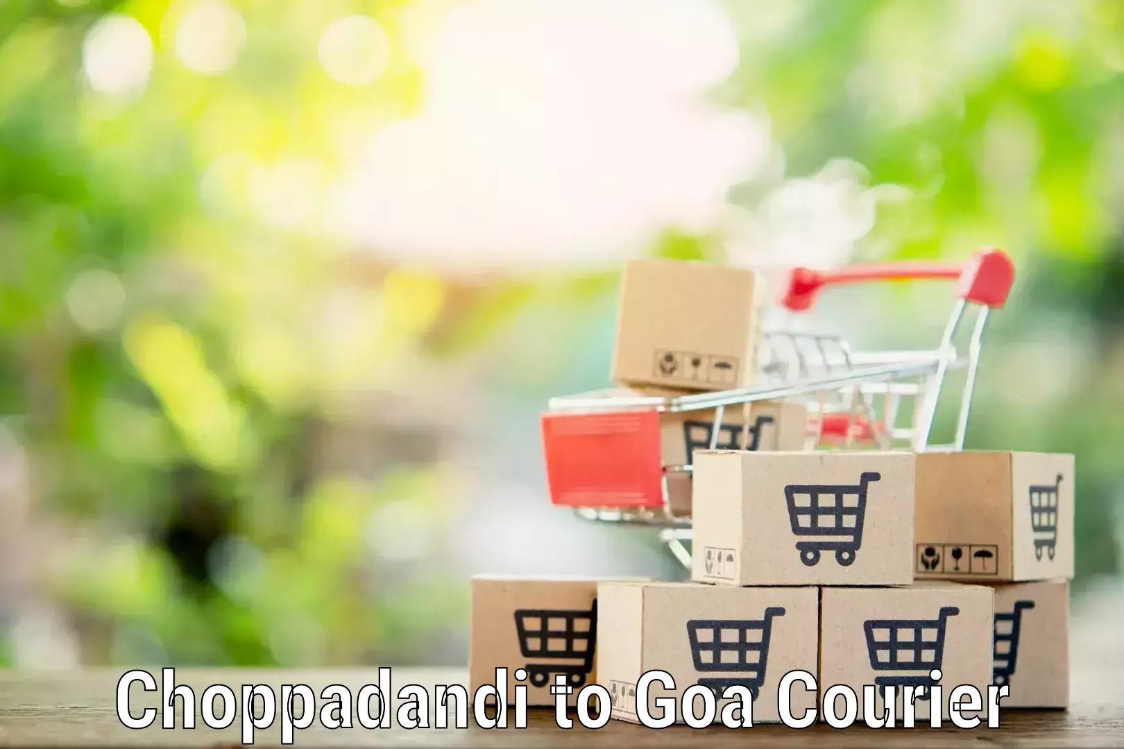 Household goods movers in Choppadandi to Panaji