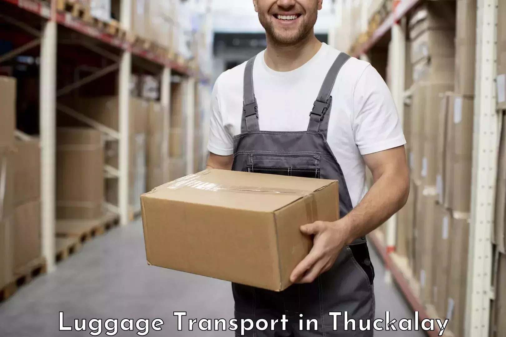 Luggage transport rates in Thuckalay