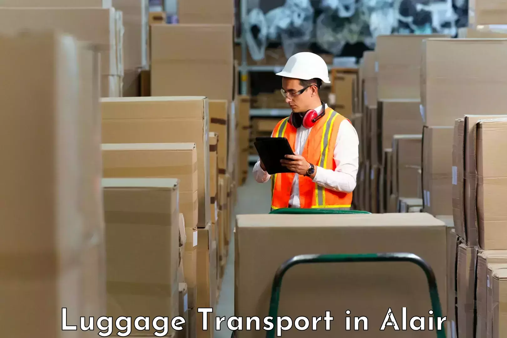 Baggage courier insights in Alair