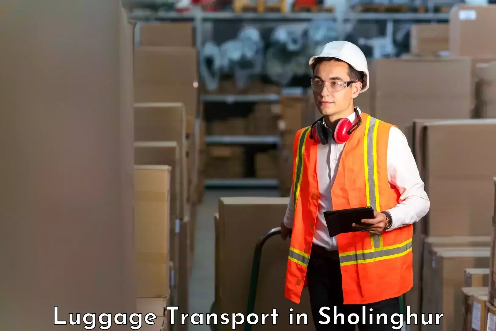 Luggage storage and delivery in Sholinghur