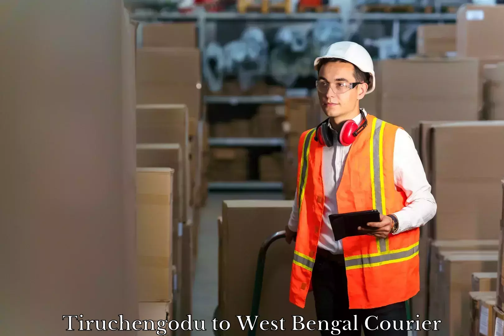 Streamlined baggage courier Tiruchengodu to Calcutta University Kolkata
