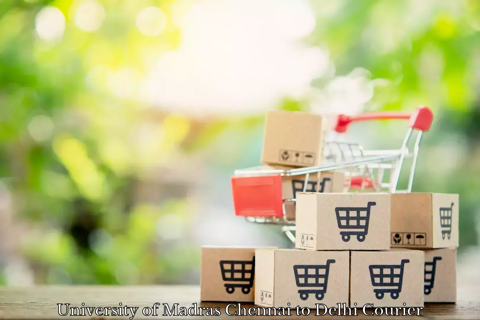 Baggage transport innovation University of Madras Chennai to University of Delhi