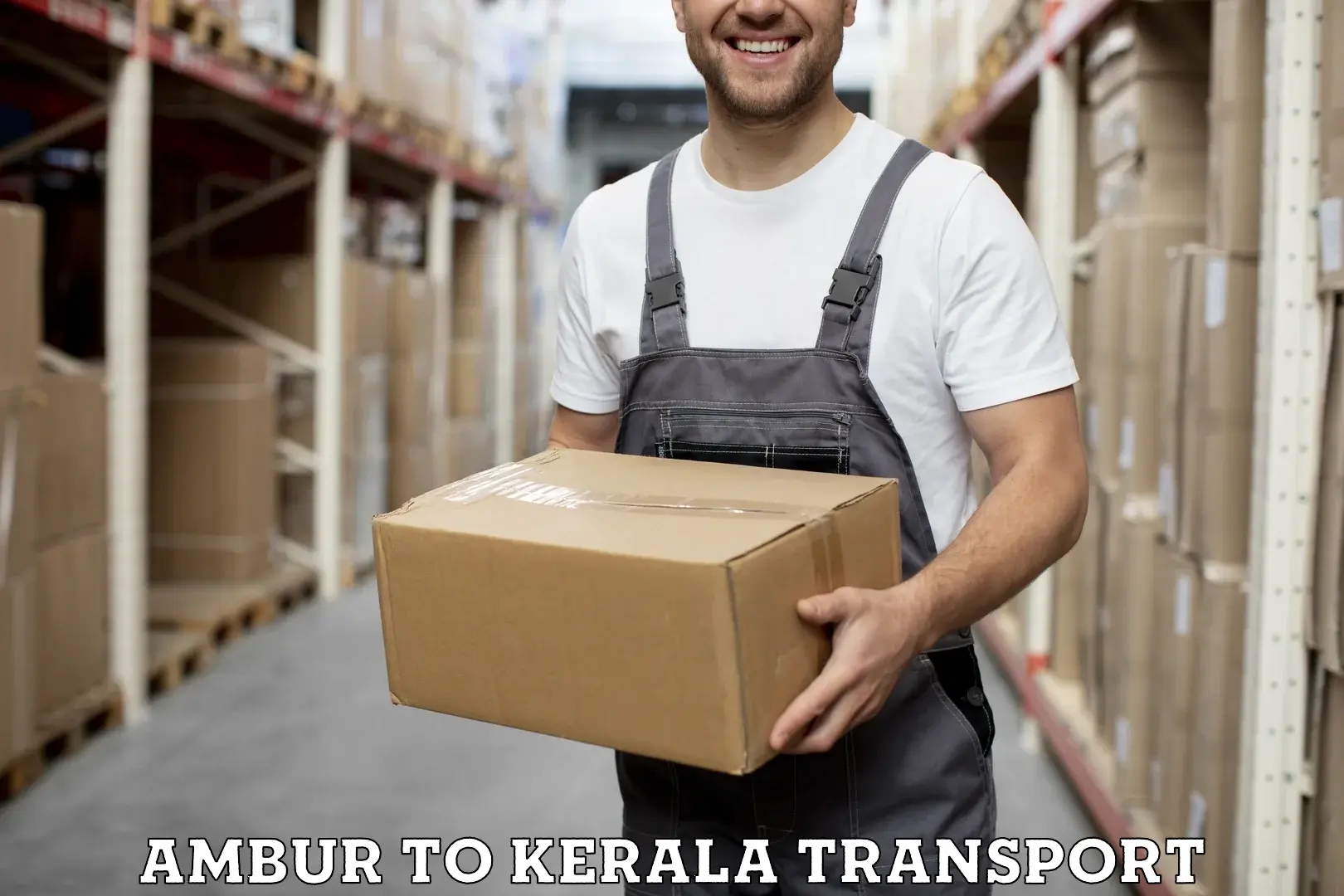 Lorry transport service Ambur to Manjeri Kla