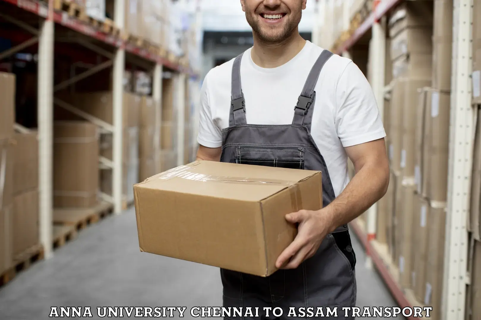 Lorry transport service Anna University Chennai to Sivasagar