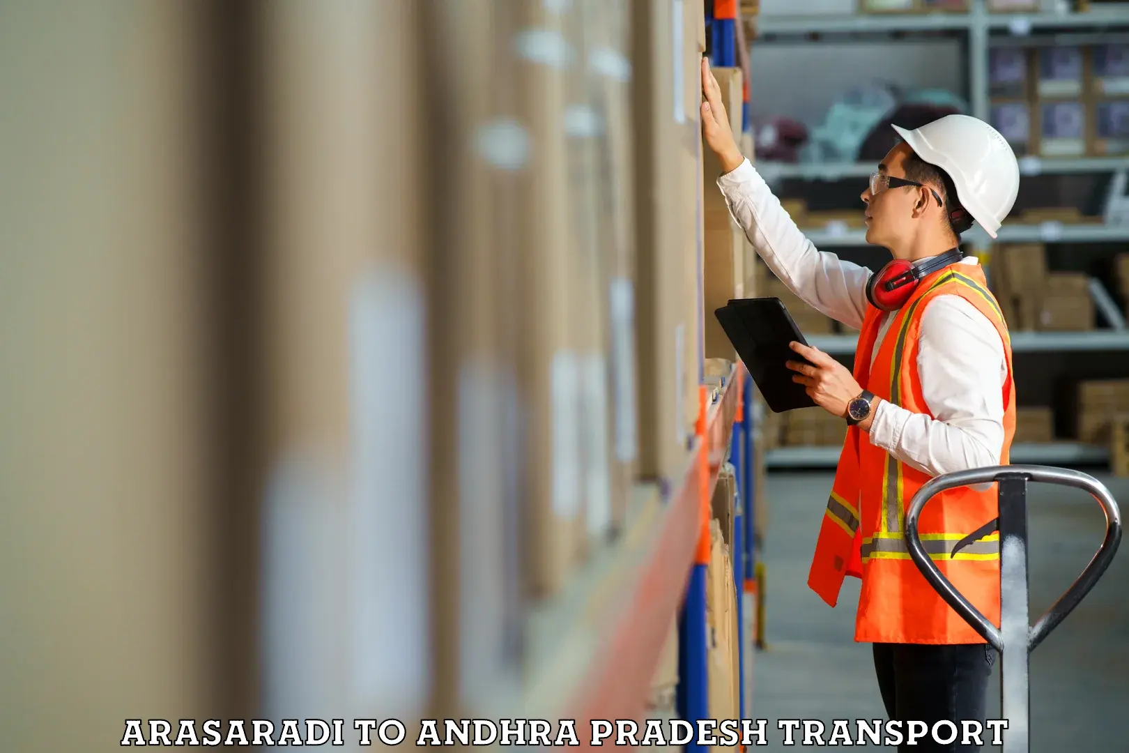 Interstate goods transport Arasaradi to Kadapa