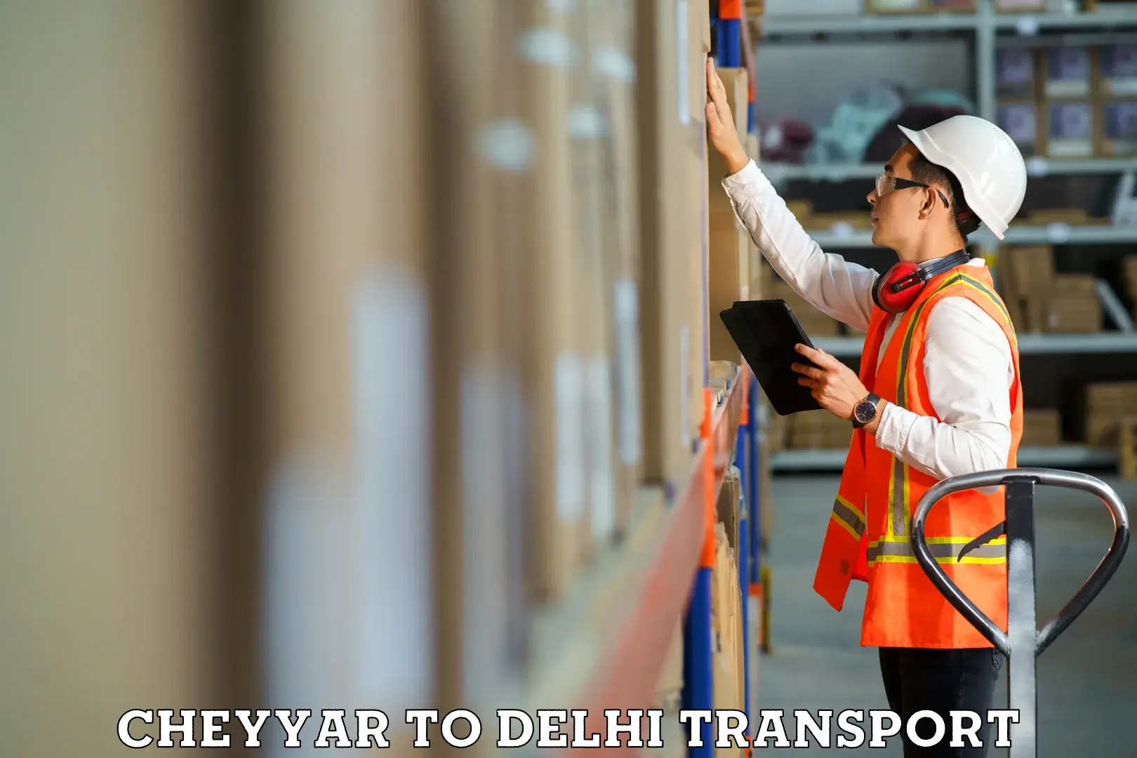 Door to door transport services Cheyyar to IIT Delhi