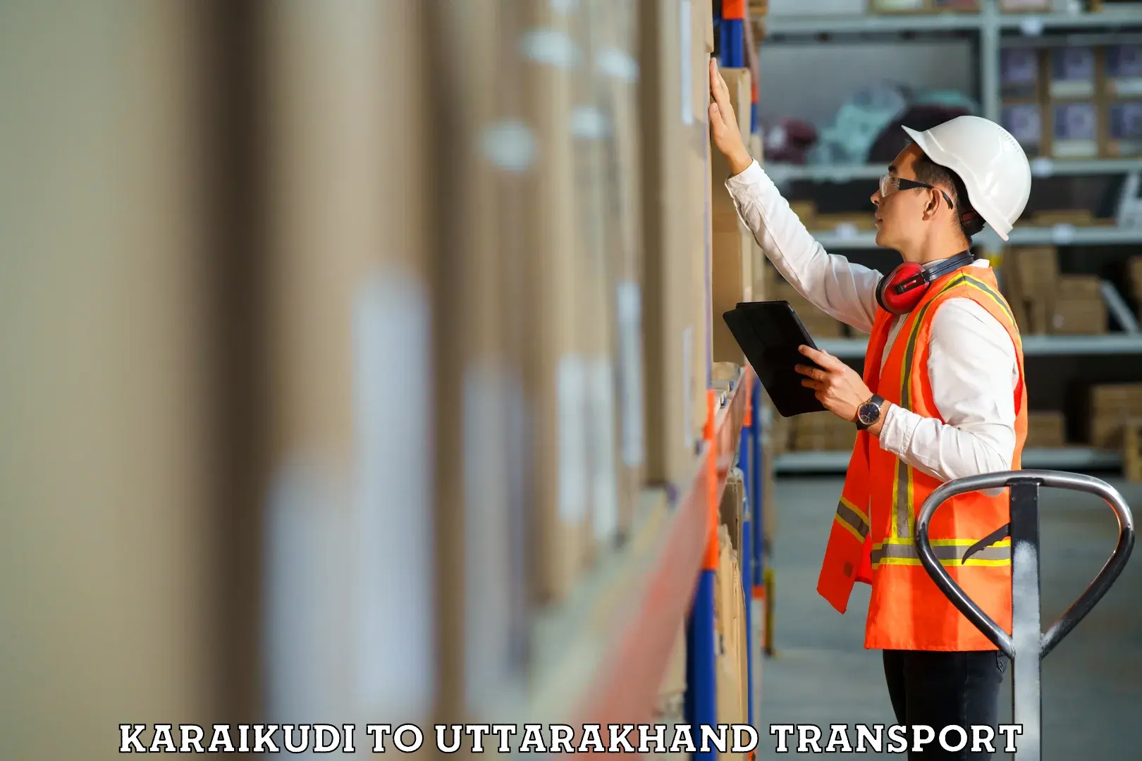 Bike transport service in Karaikudi to Lansdowne