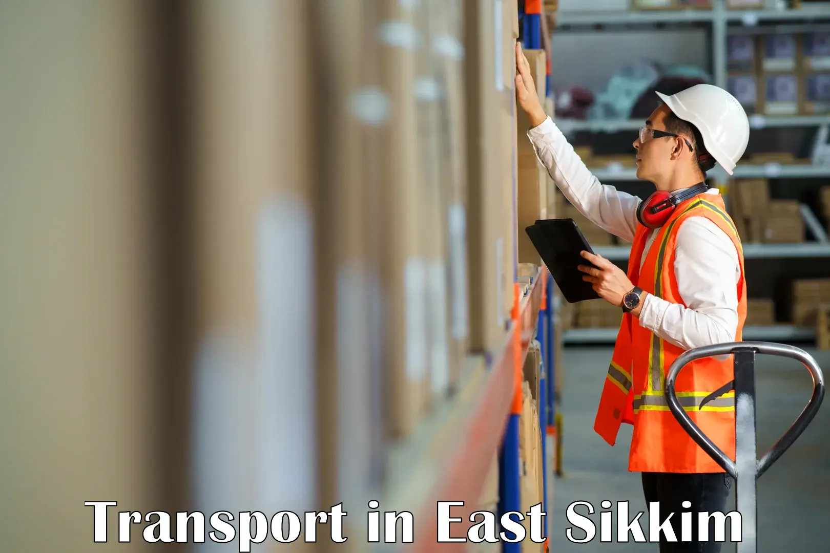 Intercity goods transport in East Sikkim