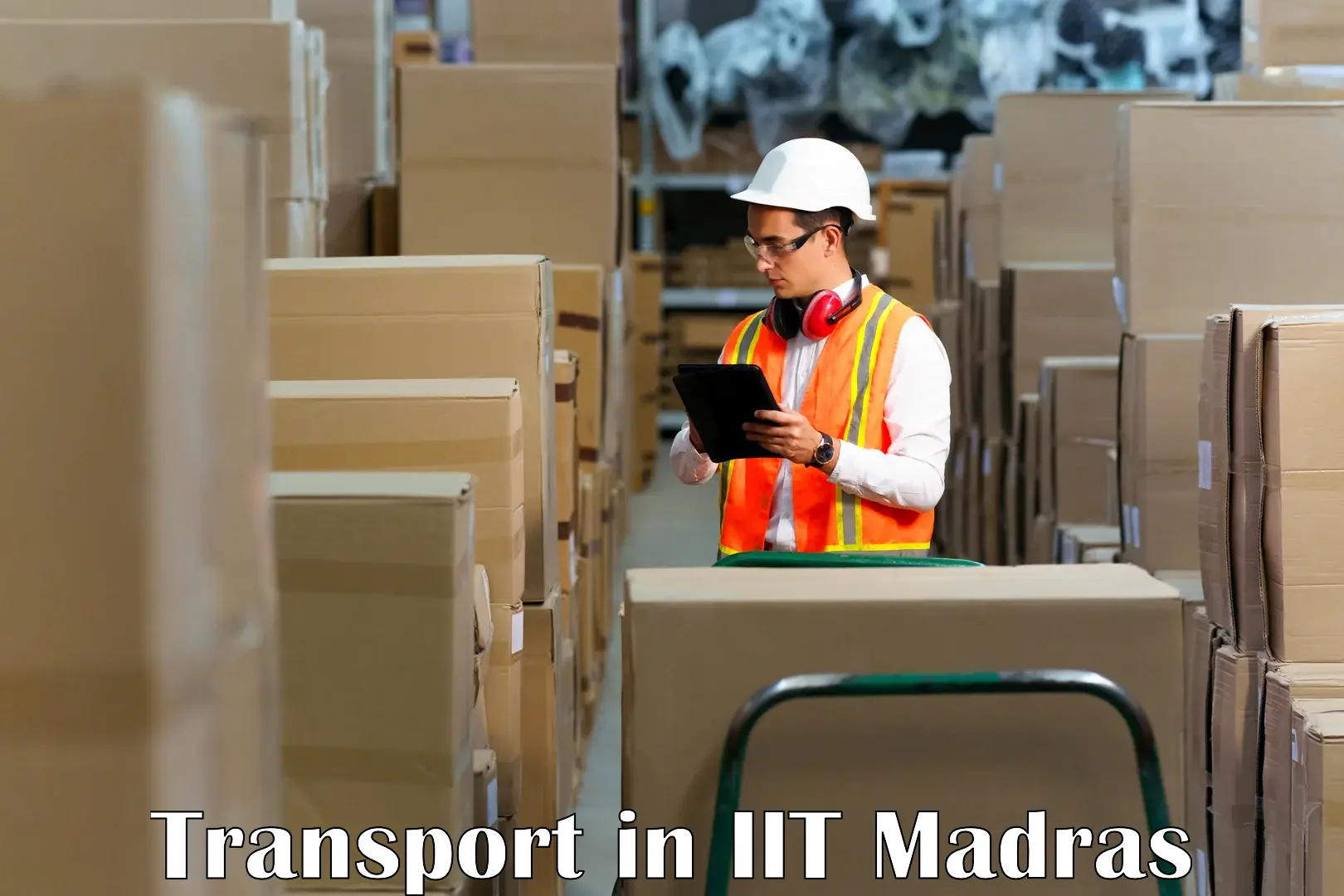 Container transportation services in IIT Madras
