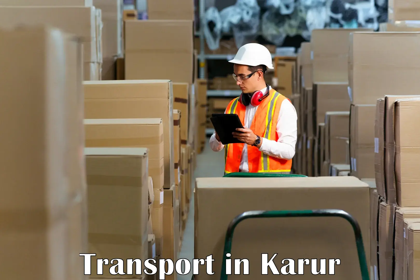 Interstate transport services in Karur