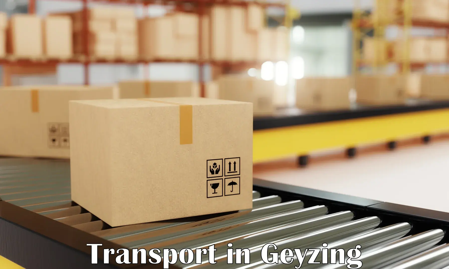 Air cargo transport services in Geyzing