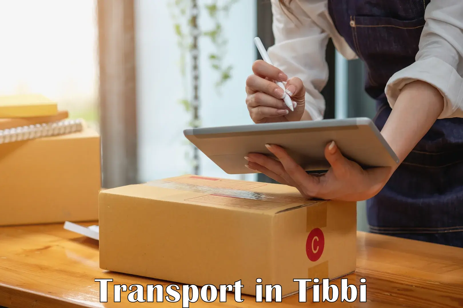 Air freight transport services in Tibbi