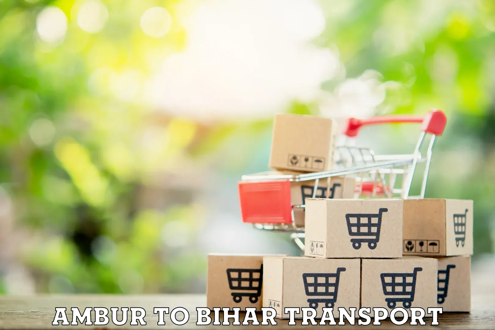 Package delivery services Ambur to Khizarsarai