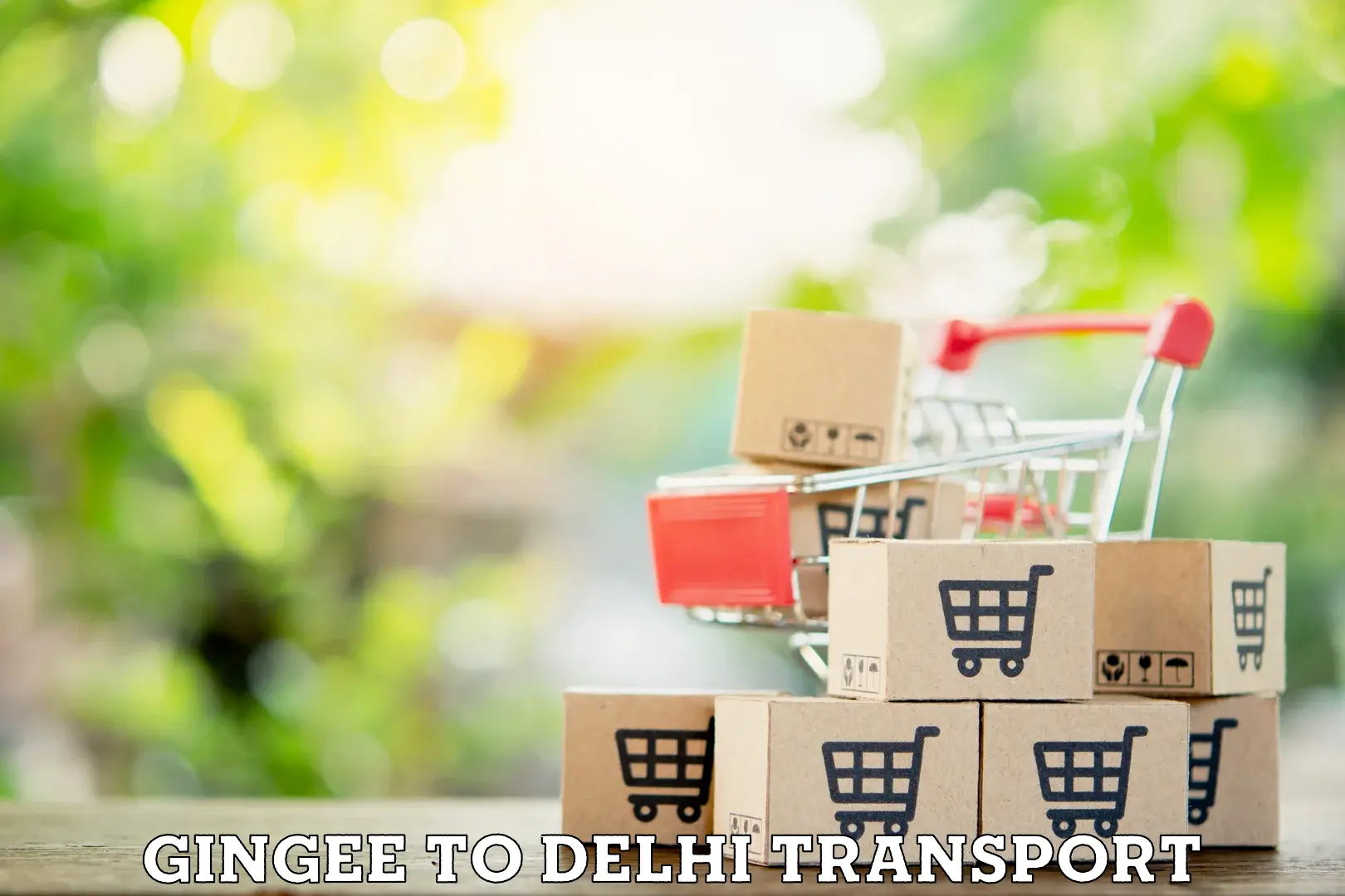 Package delivery services Gingee to IIT Delhi